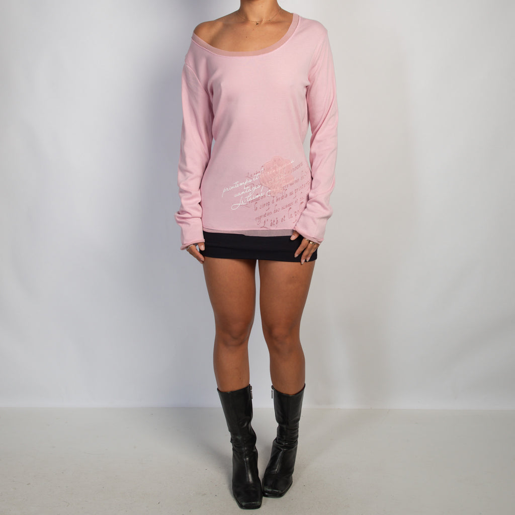 PINK LONG SLEEVE TOP