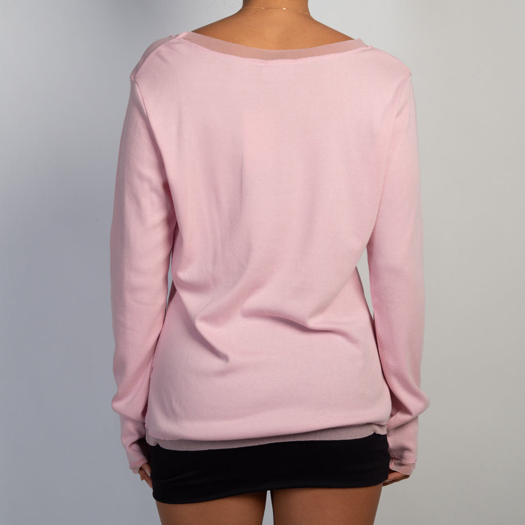 PINK LONG SLEEVE TOP