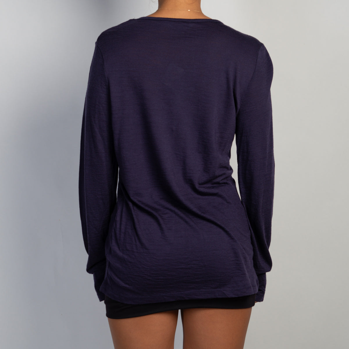 PURPLE THIN WOOL TOP