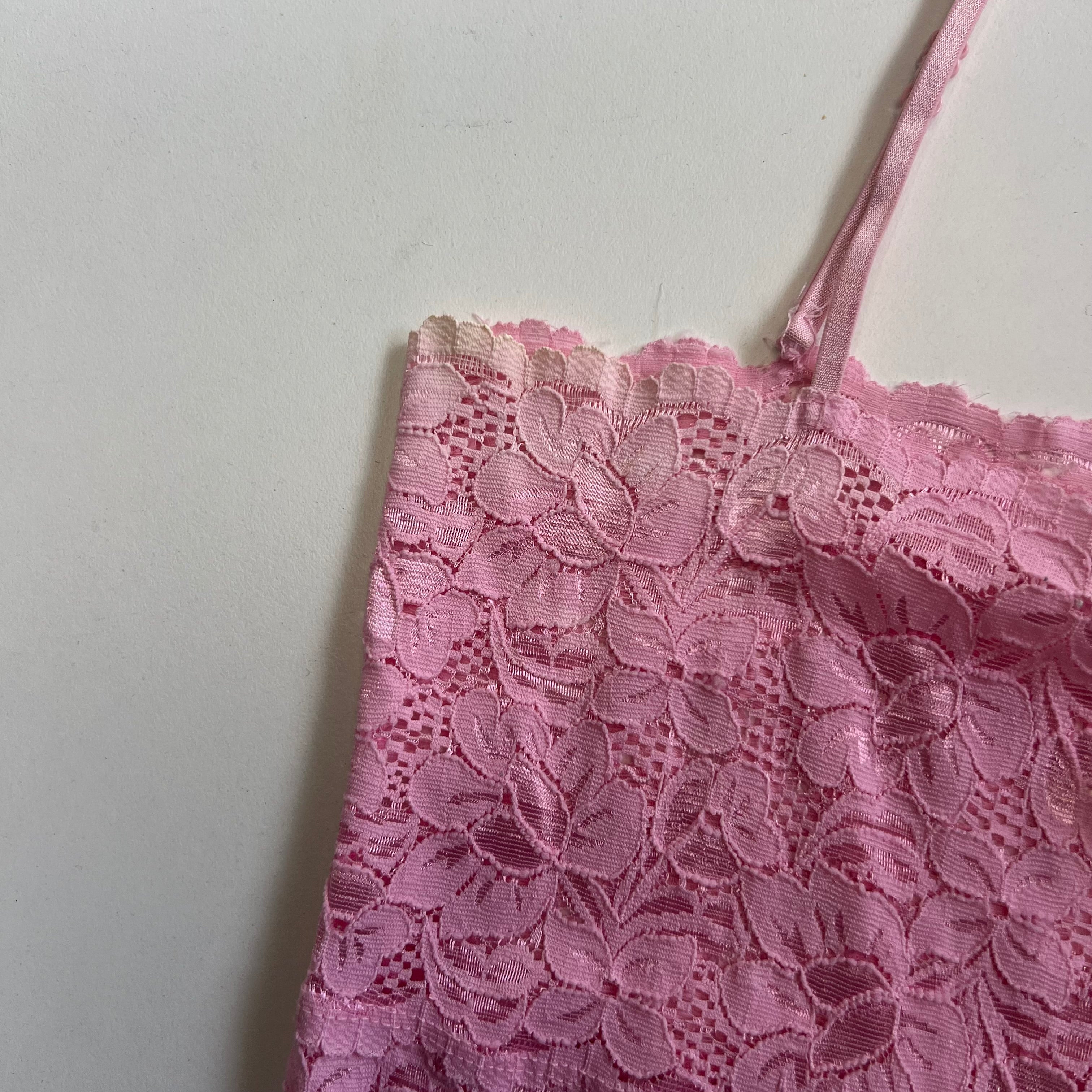 PINK LACE CAMISOLE