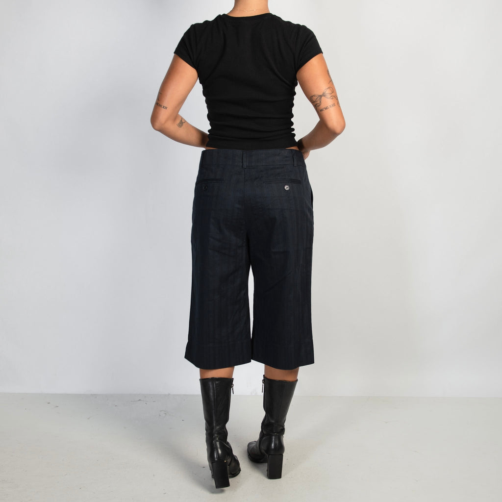 DEEP NAVY CAPRI TROUSERS