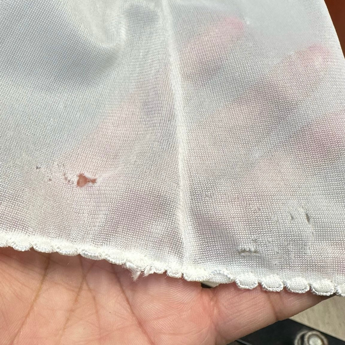 IVORY SHEER NIGHTGOWN