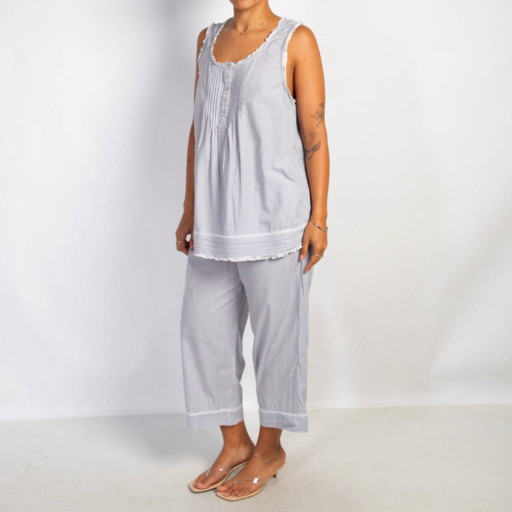 COTTON STRIPE PYJAMA SET