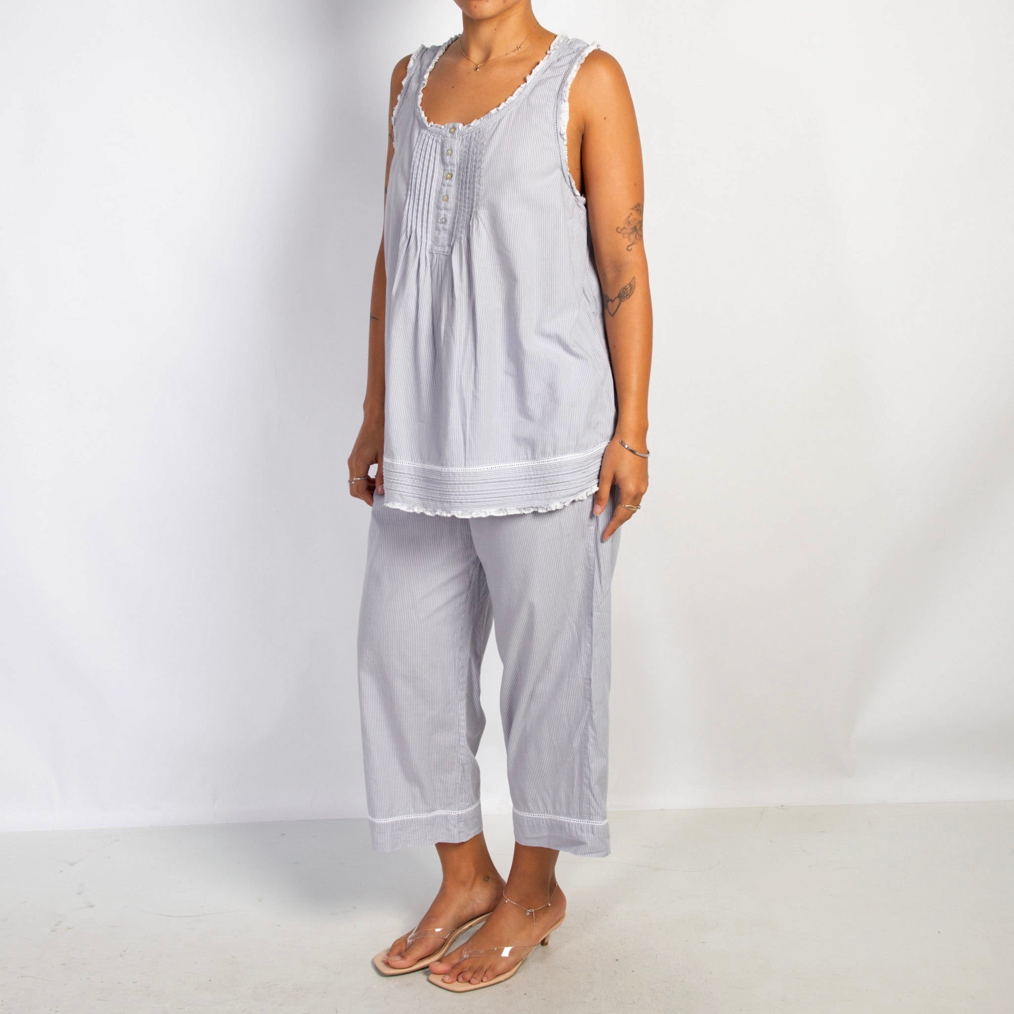 COTTON STRIPE PYJAMA SET