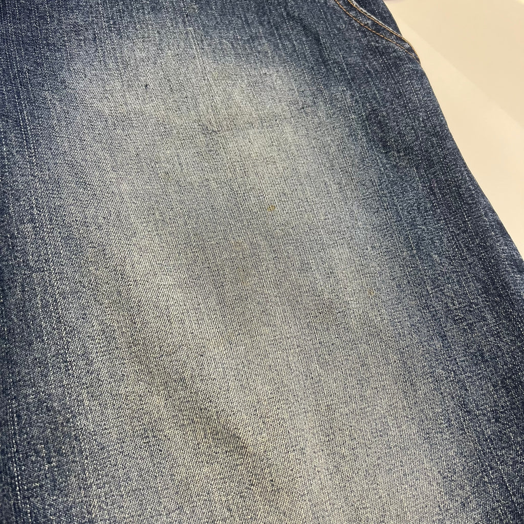 WIDE LEG CAPRI JEANS