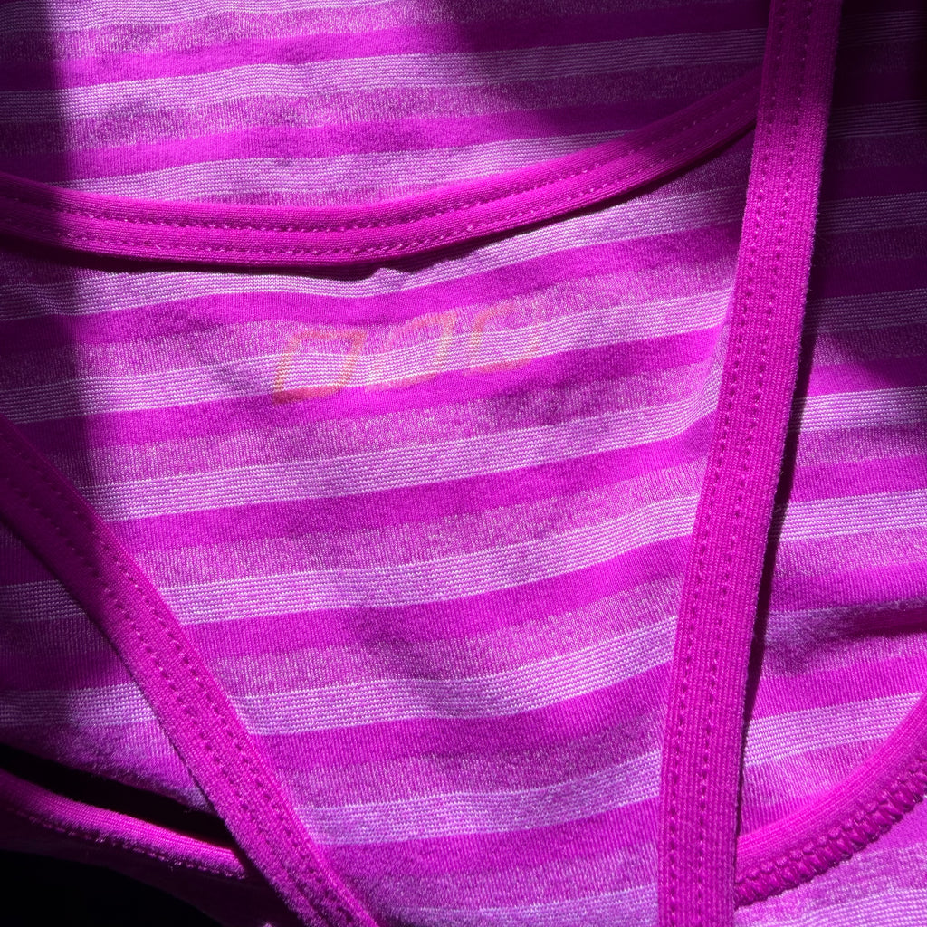 FUCHSIA STRIPE TANK TOP