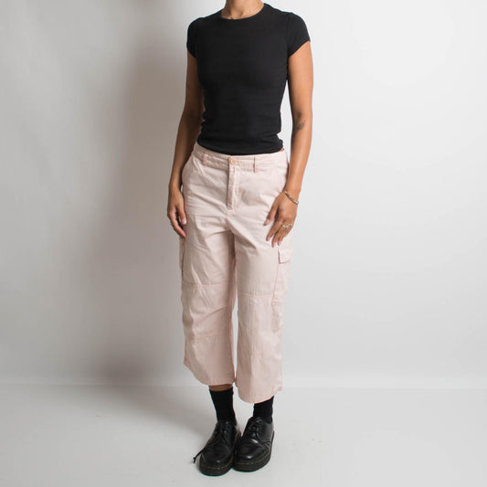 PANTALON UTILITAIRE CARGO ROSE CAPRO