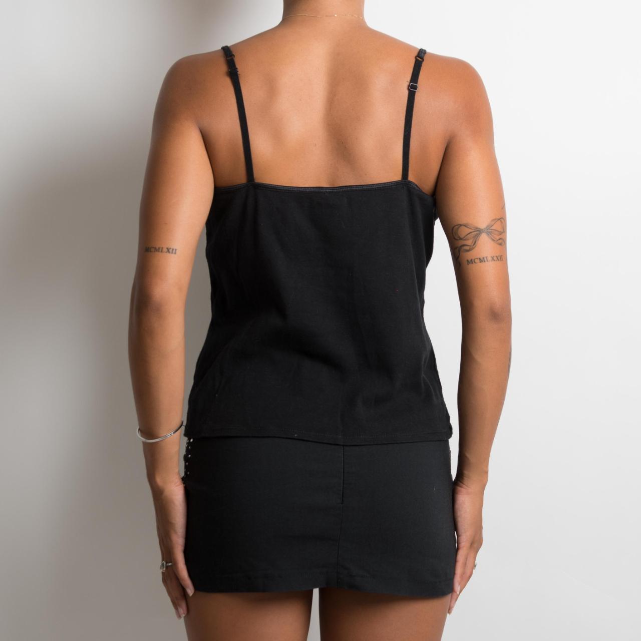 BLACK BEADED CAMISOLE