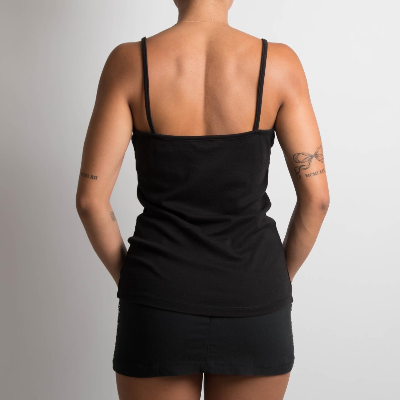 BLACK BEADED CAMISOLE