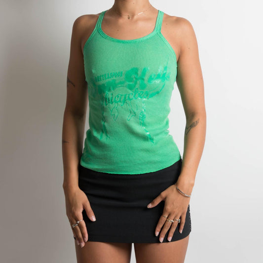 GREEN GRAPHIC SINGLET