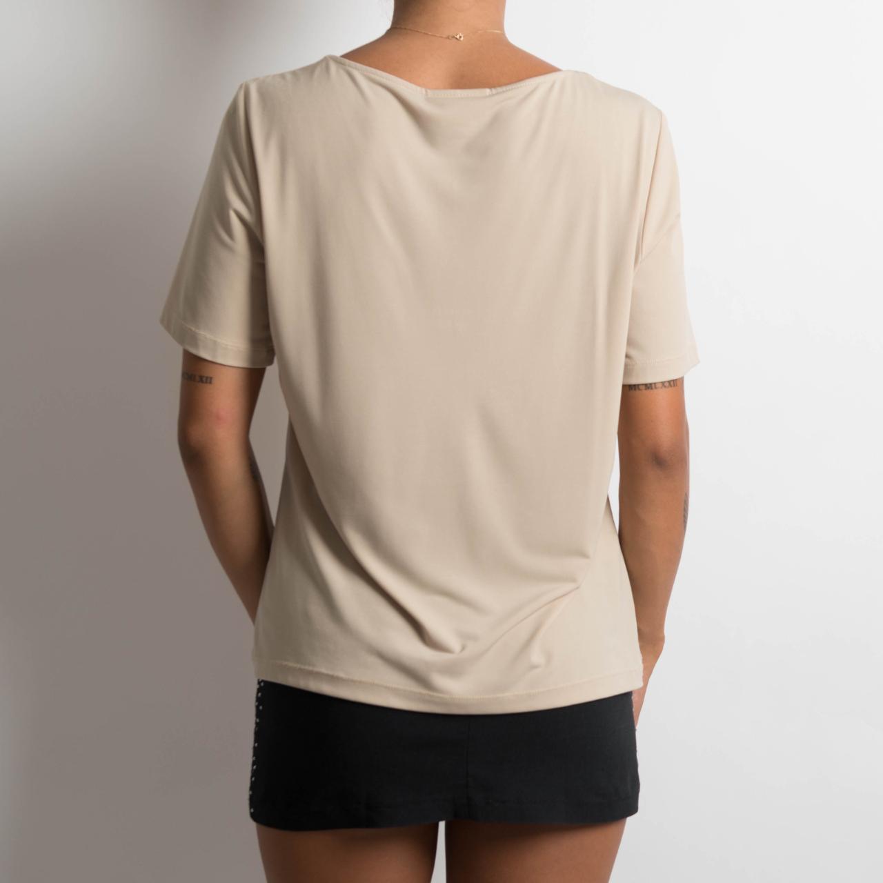 BEIGE SLINKY TOP