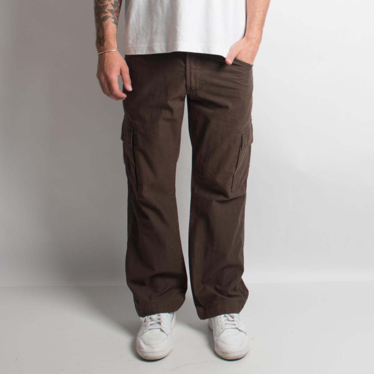 BROWN CARGO UTILITY PANTS