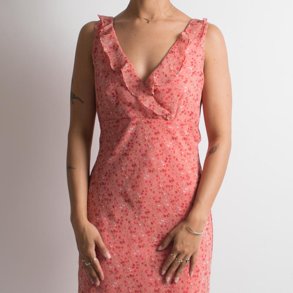 PINK FLORAL DRESS