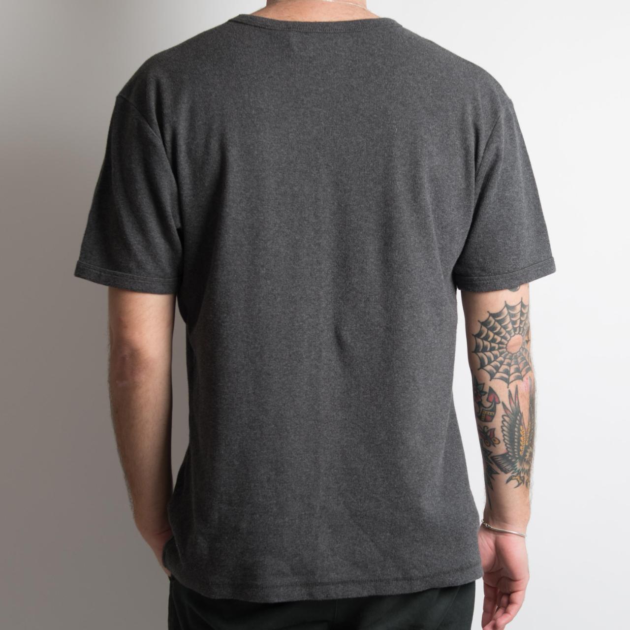 DARK GREY COTTON TSHIRT