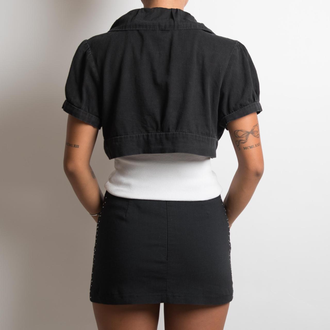 SHORT SLEEVE CROP JACKET