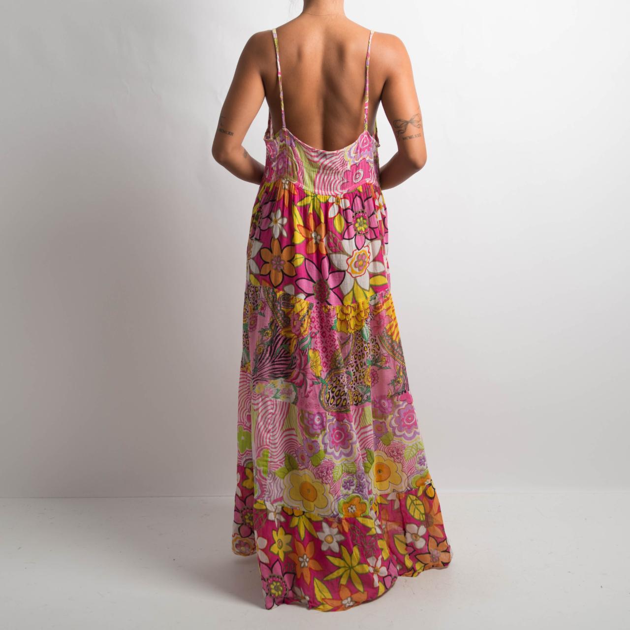 BRIGHT FLORAL MAXI DRESS