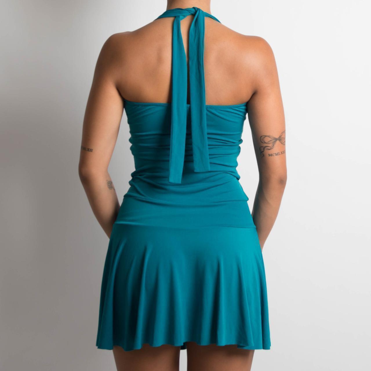 ROBE MINI DOS-NU TEAL