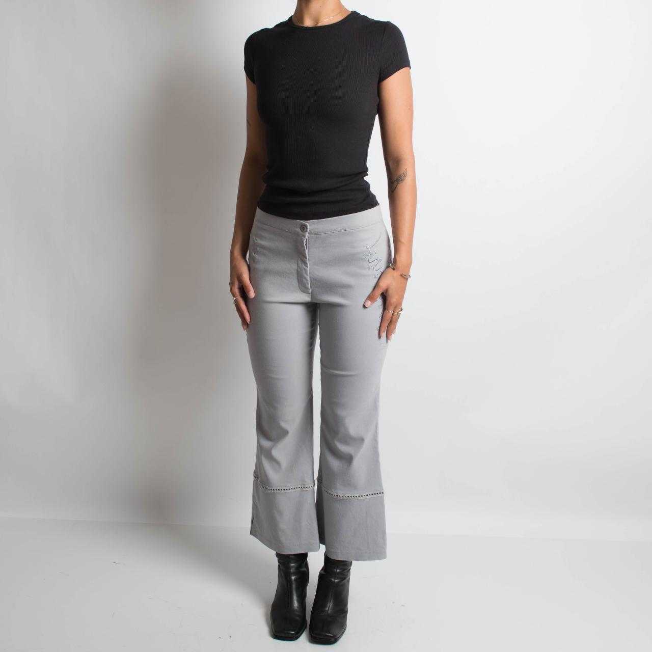 PANTALON BOOTCUT GRIS