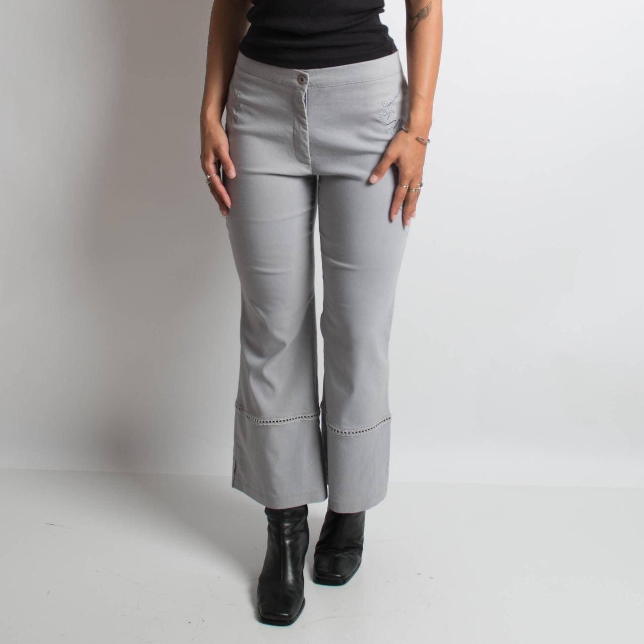 GREY BOOTCUT PANTS