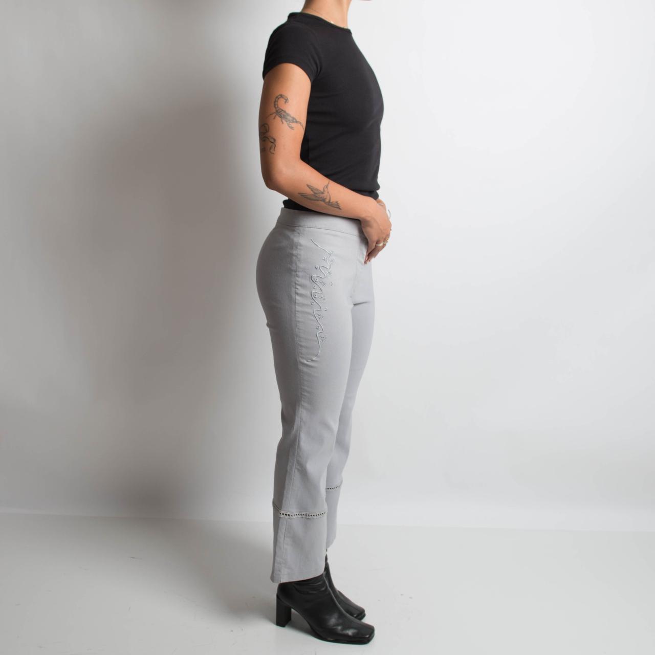 PANTALON BOOTCUT GRIS