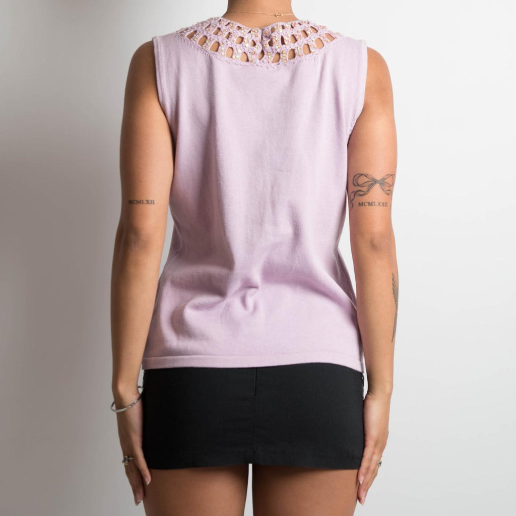 LILAC SLEEVELESS TOP