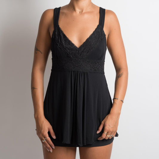 HAUT BABYDOLL EN MAILLE