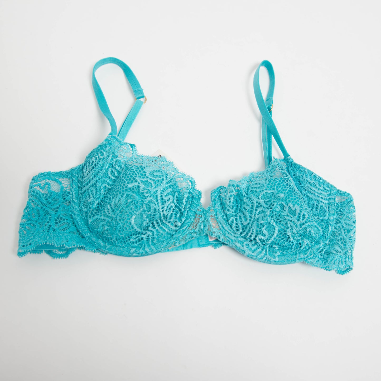 BLUE LACE BRA - 34B