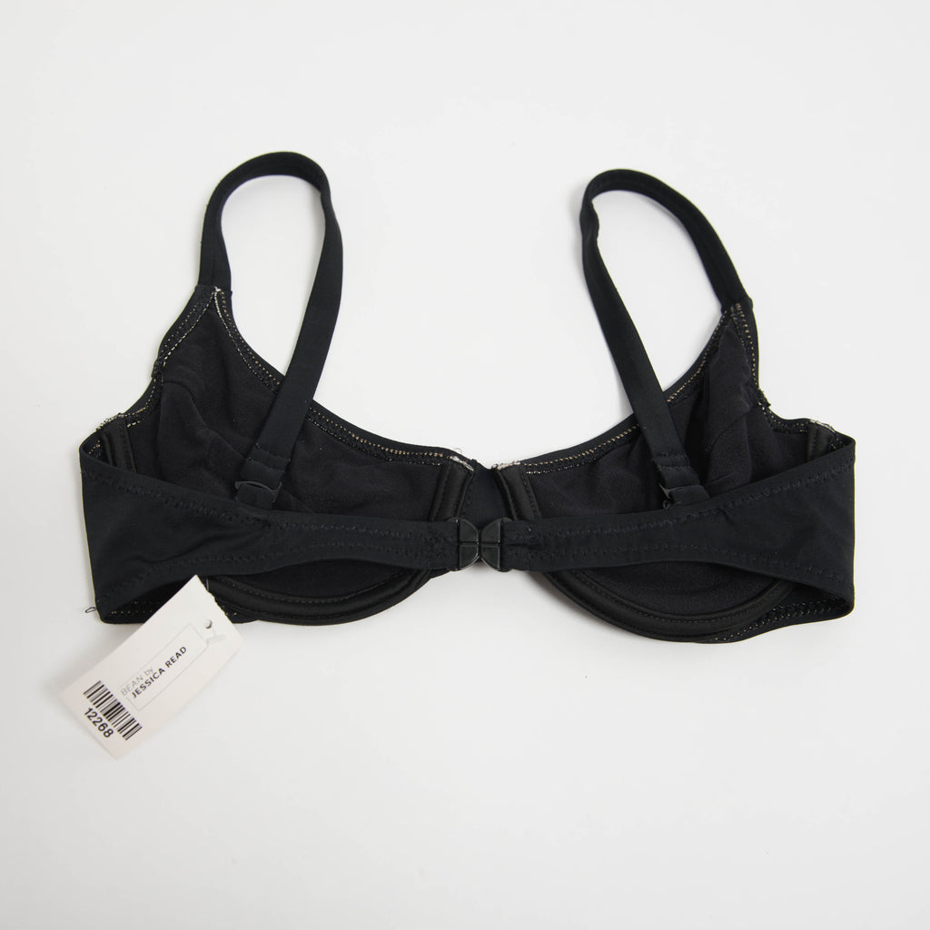 BLACK UNDERWIRE BIKINI TOP