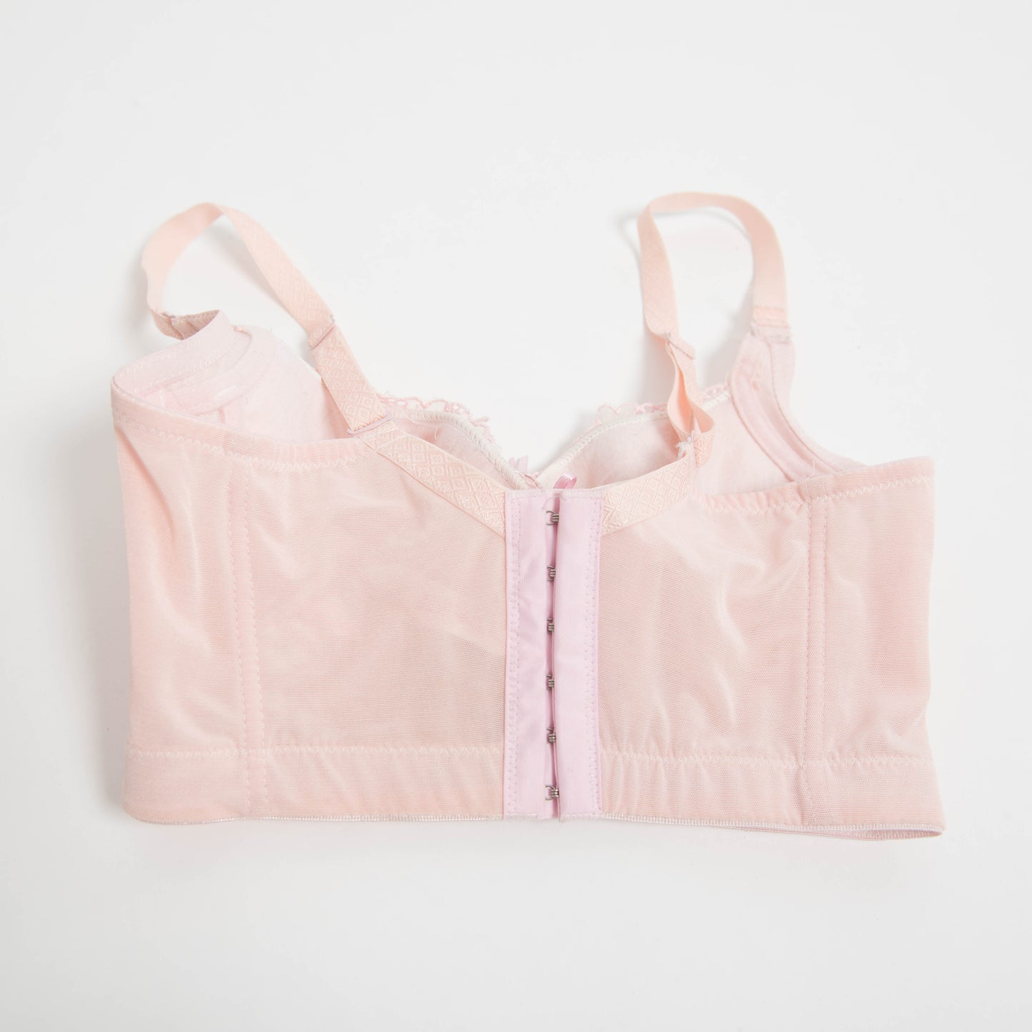 PINK LONGLINE BRA - 10B/C