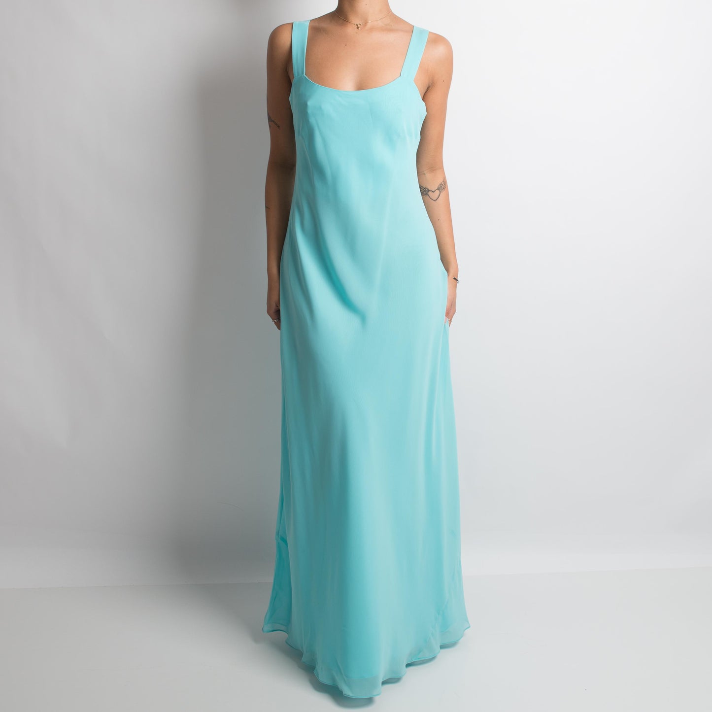 TURQOUISE BLUE GOWN