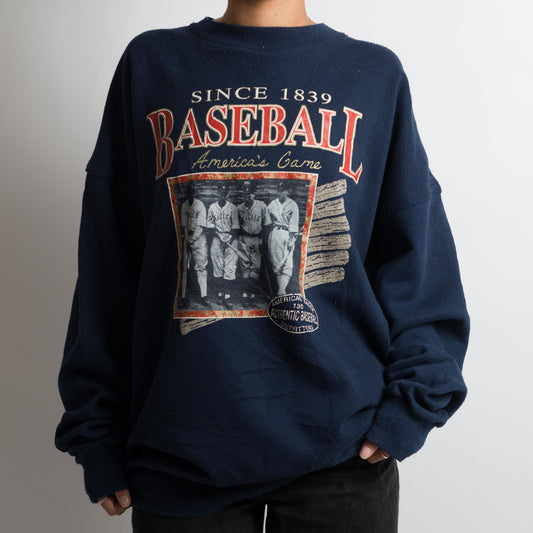 T-SHIRT DE BASEBALL À COL ROND