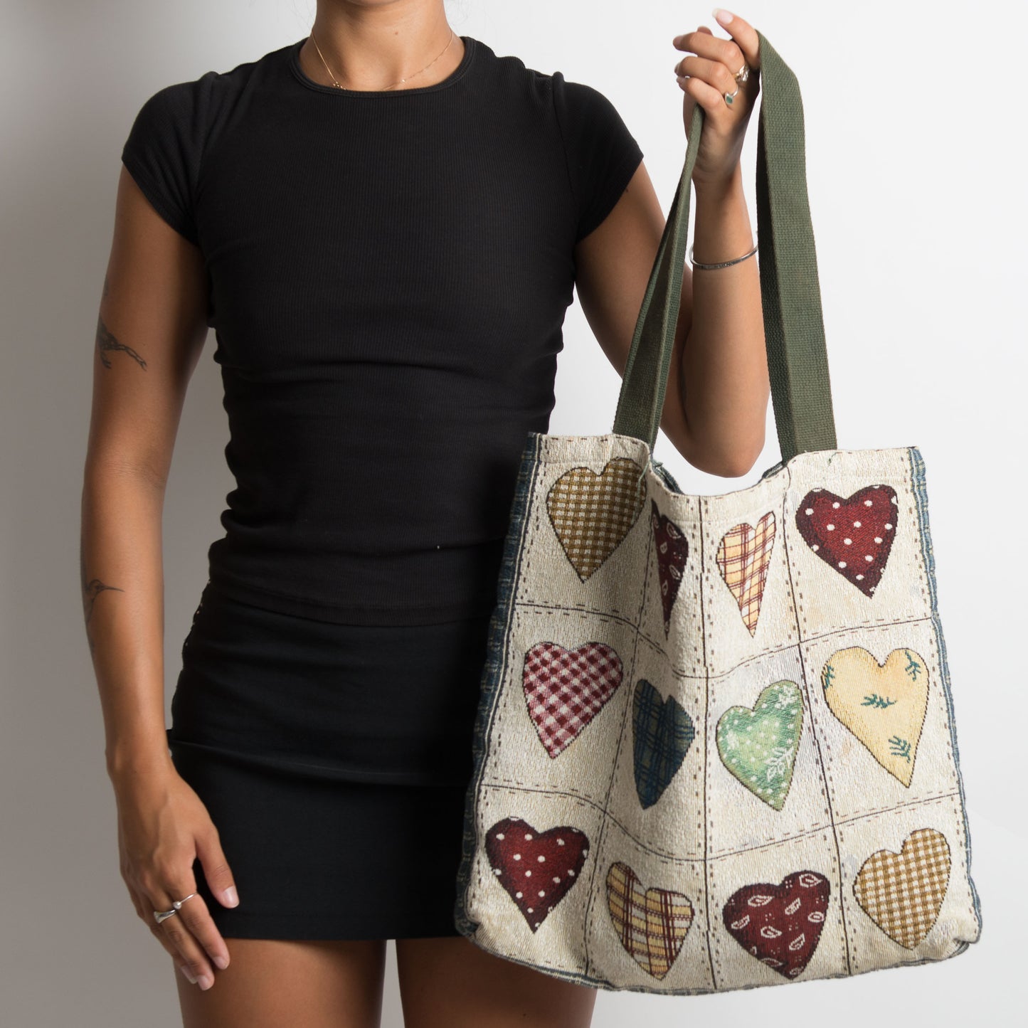 SAC FOURRE-TOUT COEUR D'AMOUR