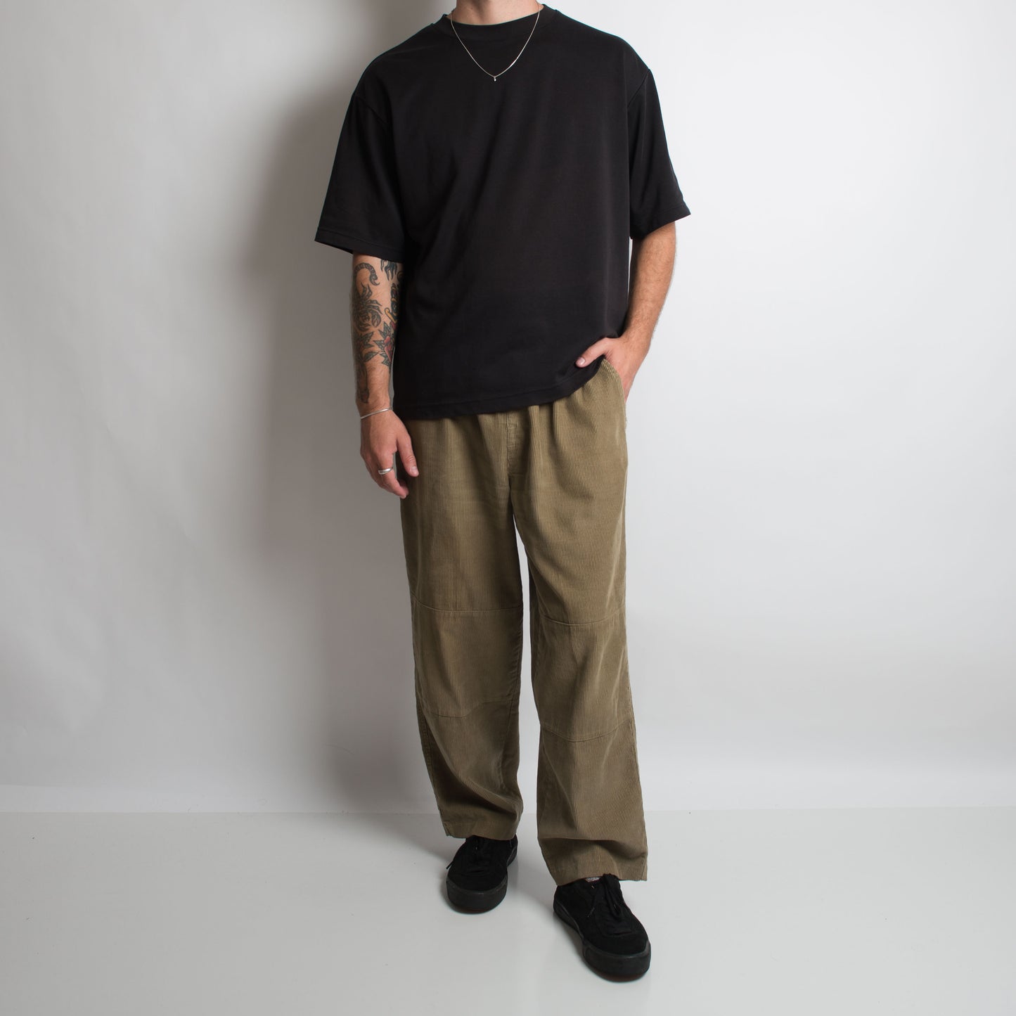 DOUBLE KNEE CORDUROY PANTS