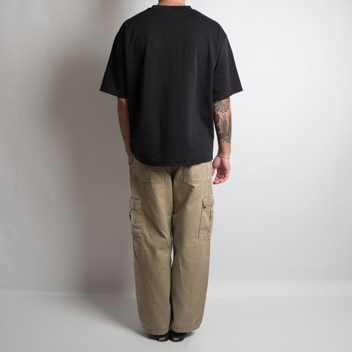 TAN CARGO TROUSERS